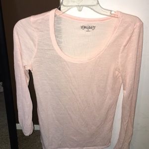 Blush pink long sleeve